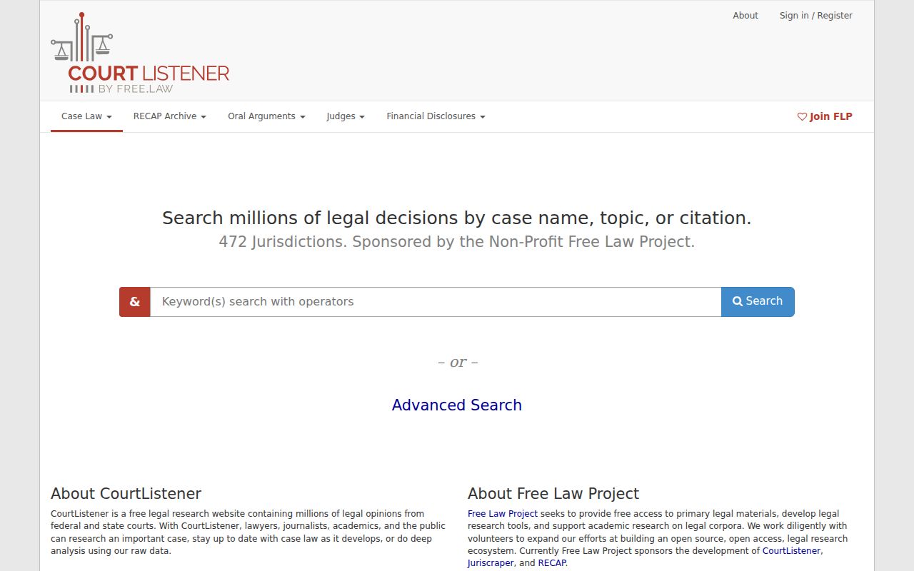 Clarissa court docket secondary federal RECAP source