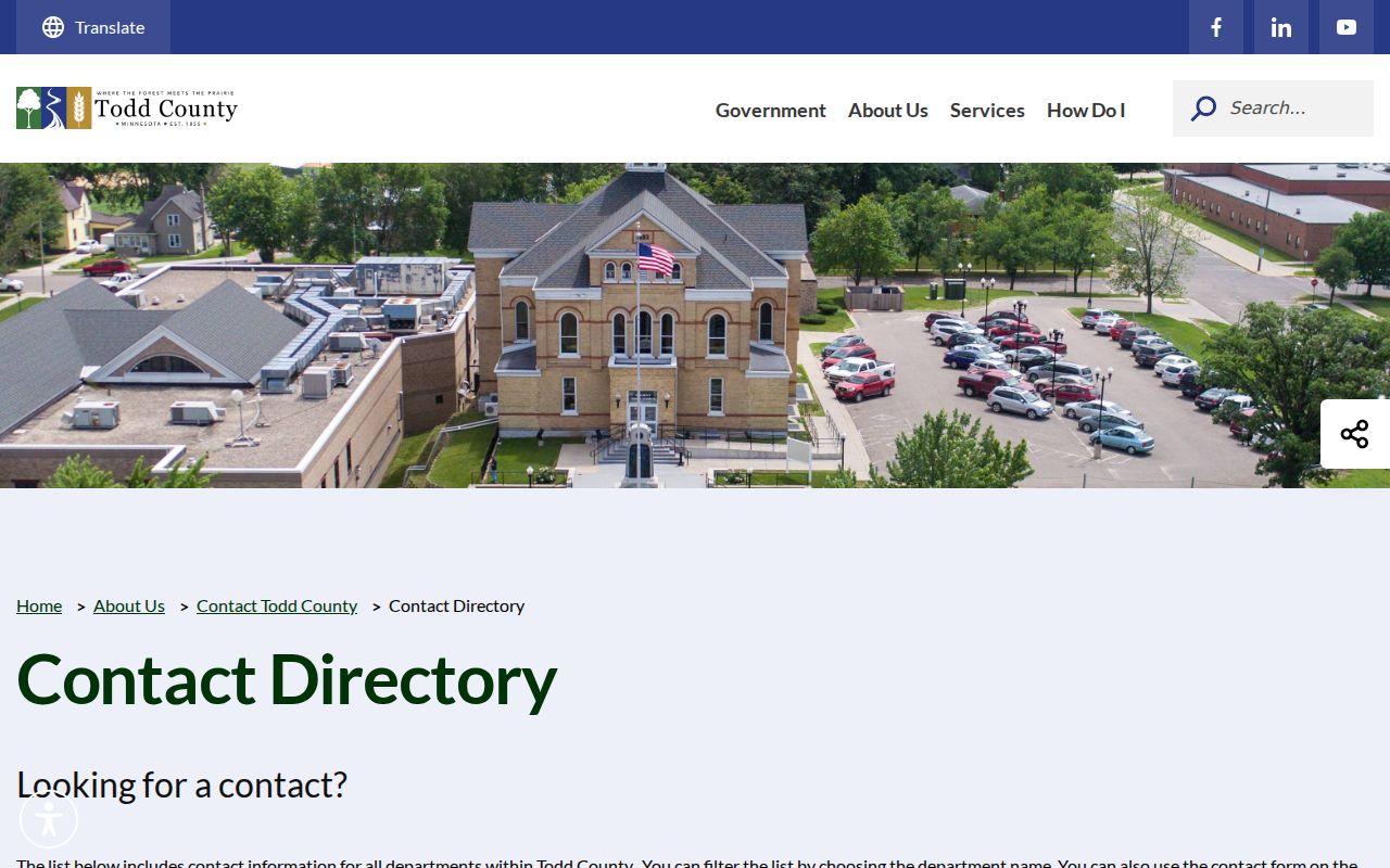 Long Prairie court docket Court Administration contact directory